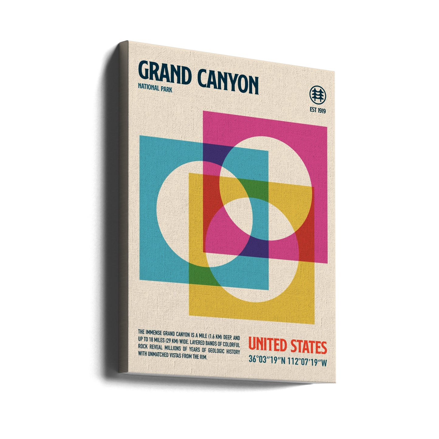 Grand Canyonin kansallispuiston matkailu Julisteet - Taidevedokset | Canvastaulut