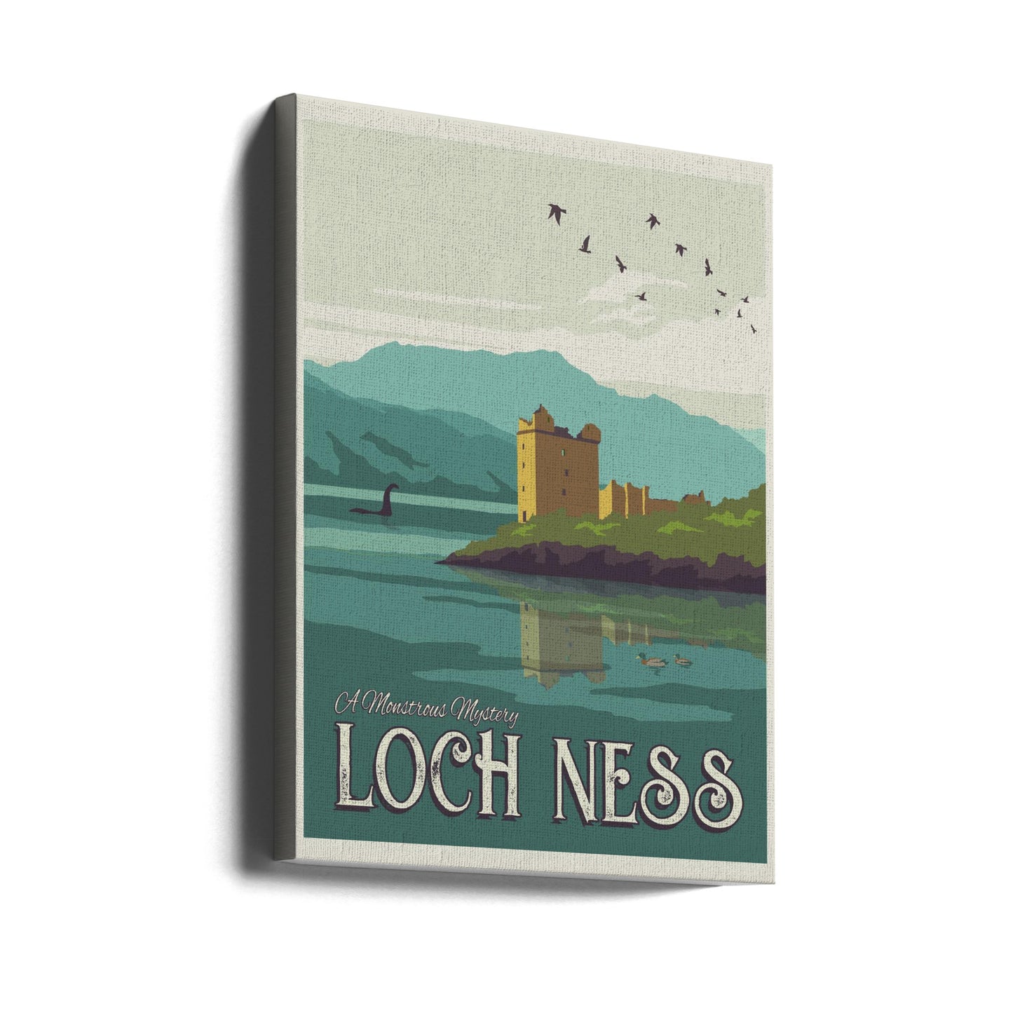 Impresión de viaje al lago Ness | Impresiones en Lienzo