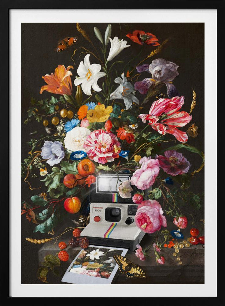 Floral Instant Photo | Poster