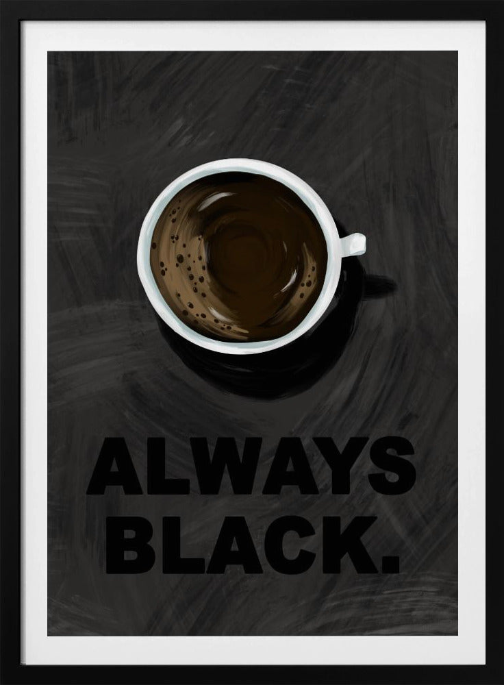 Svart kaffe | Poster