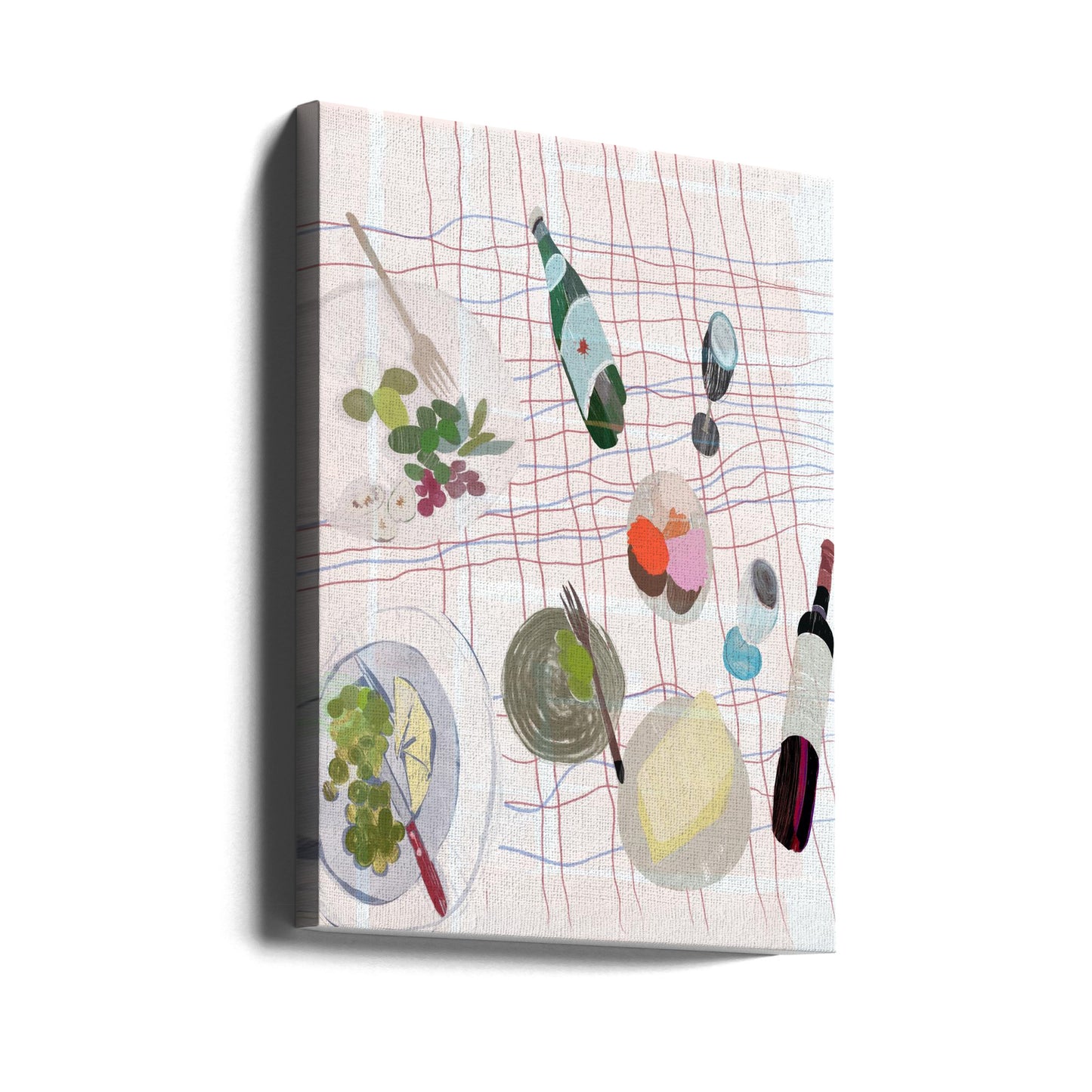 Food and Wine Picnic | Canvas