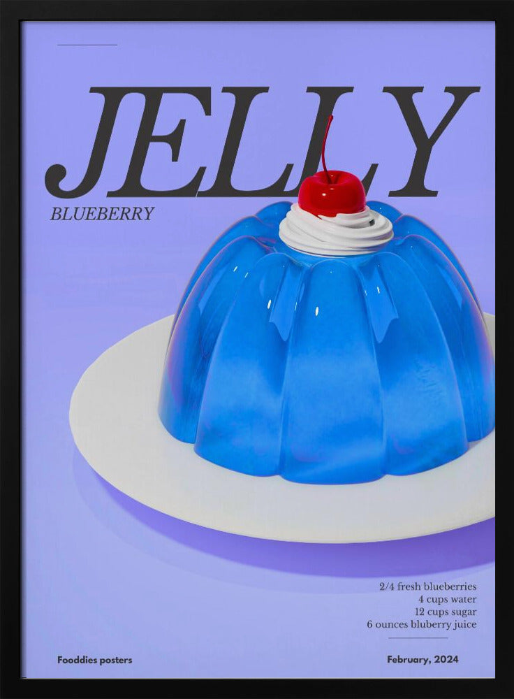 Blå gelé | Poster