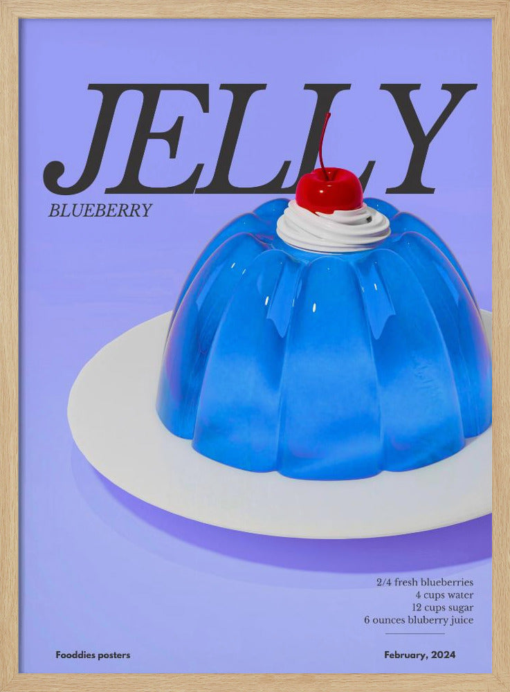Blå gelé | Poster