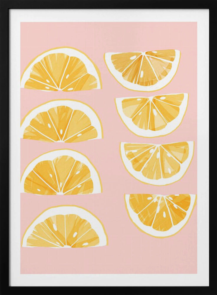 Sliced Lemons | Poster