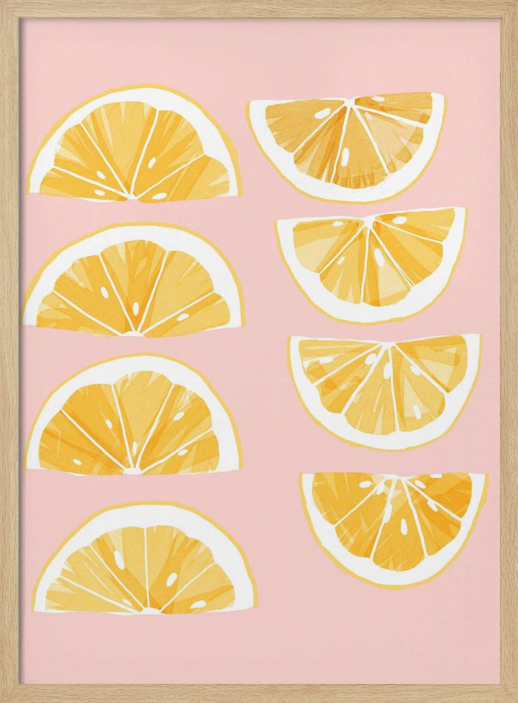Sliced Lemons | Poster