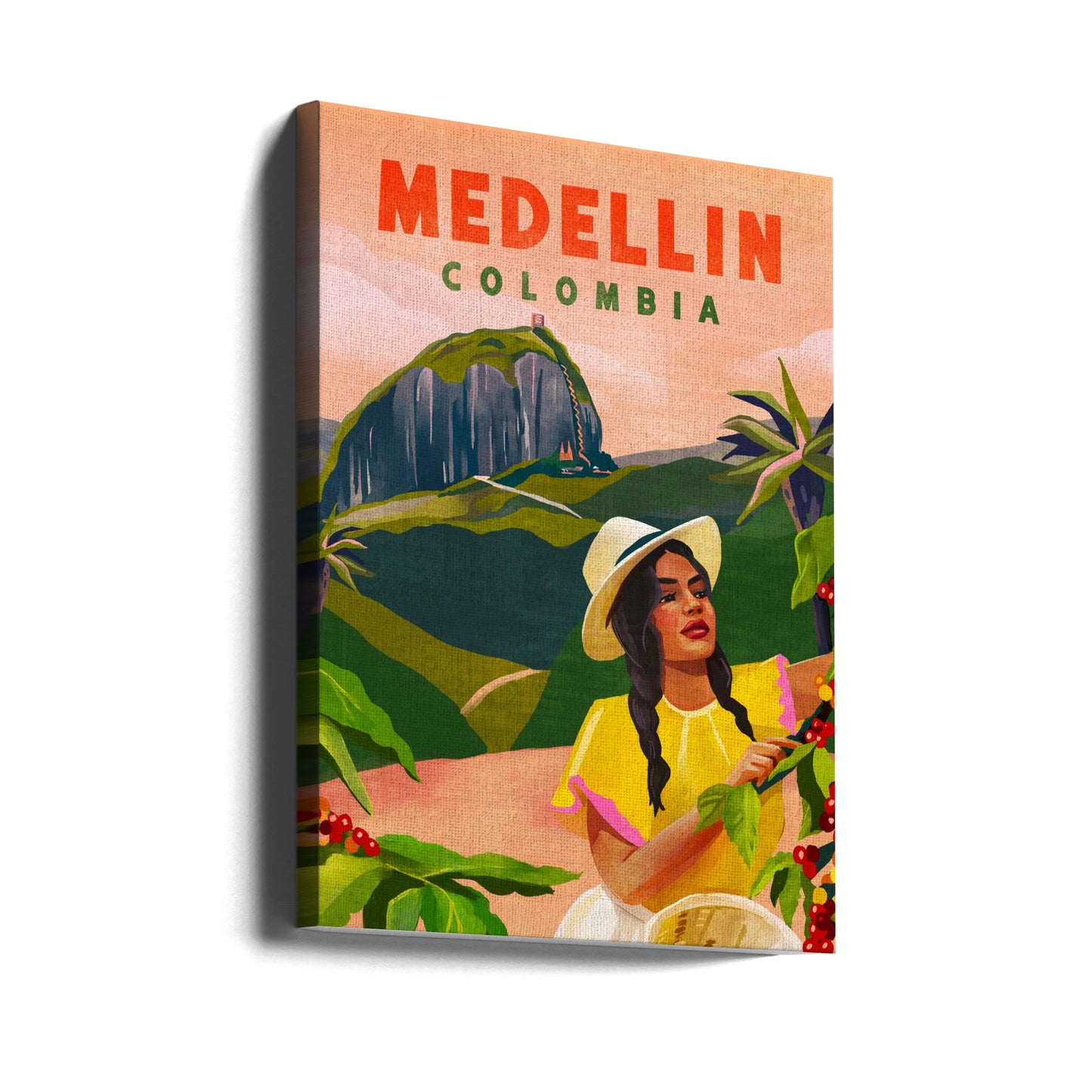 Rejser til Medellin, Colombia Plakater - Kunsttryk | Lærredsbilleder