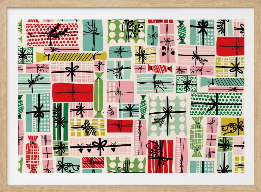 Favorite gift wrapped pattern | Poster