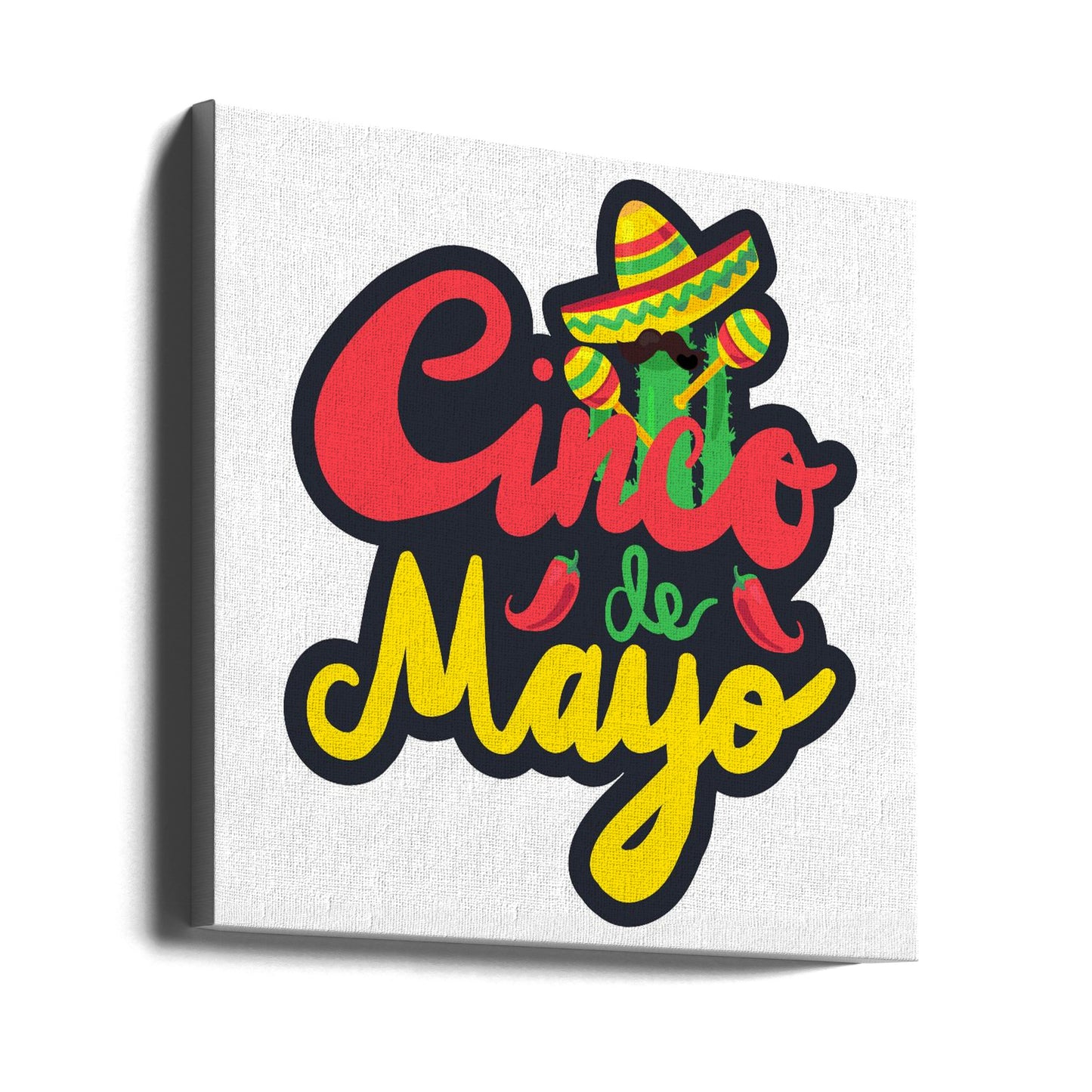 Cartoon Cinco de Mayo Art | Canvas