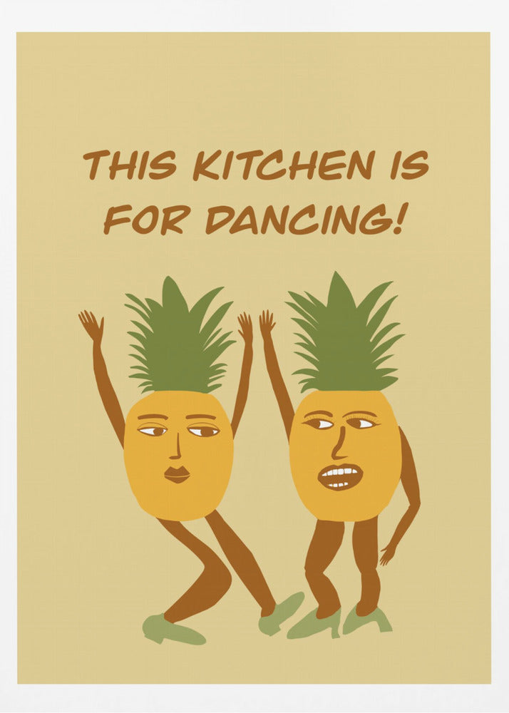 Tanzende Ananas | Poster