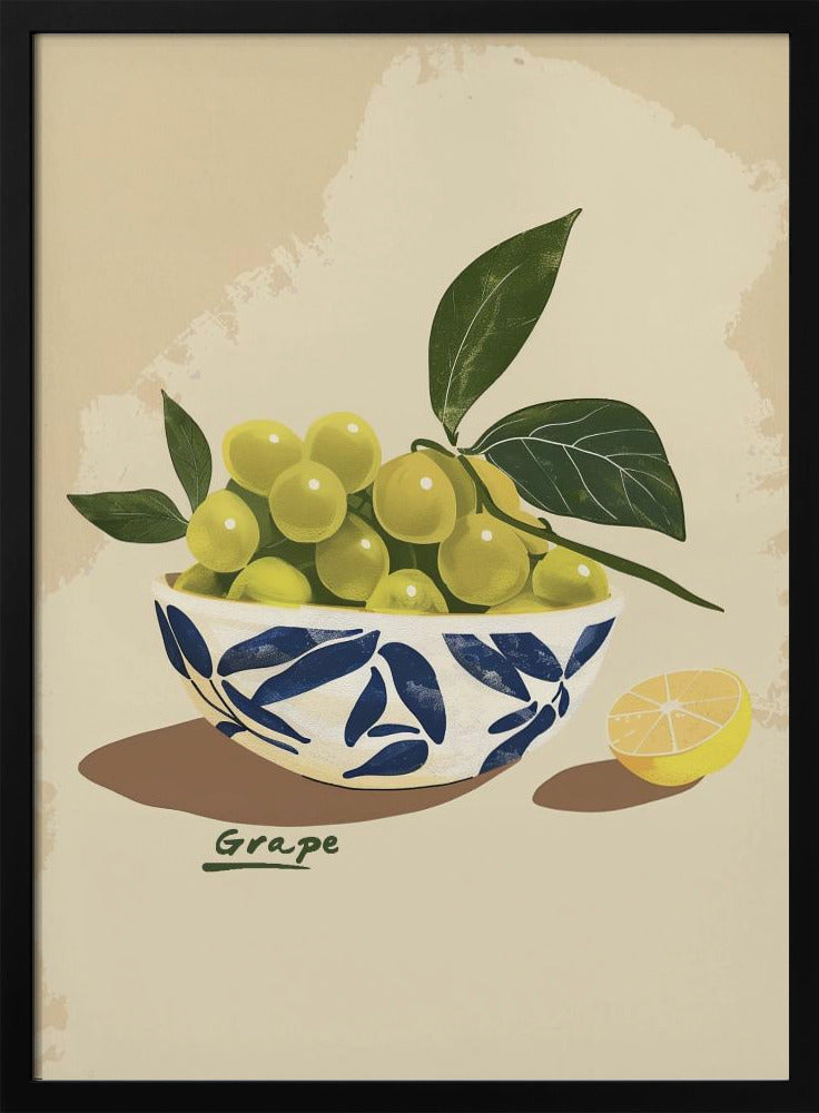 Bowl of Grapes | Poster