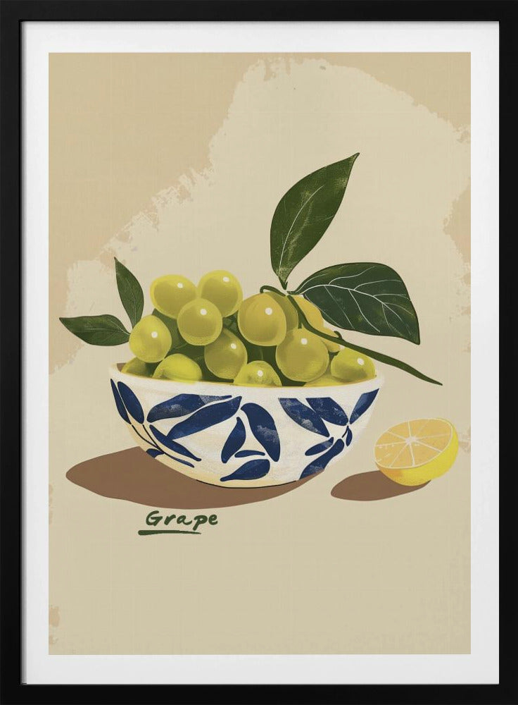 Bowl of Grapes | Poster