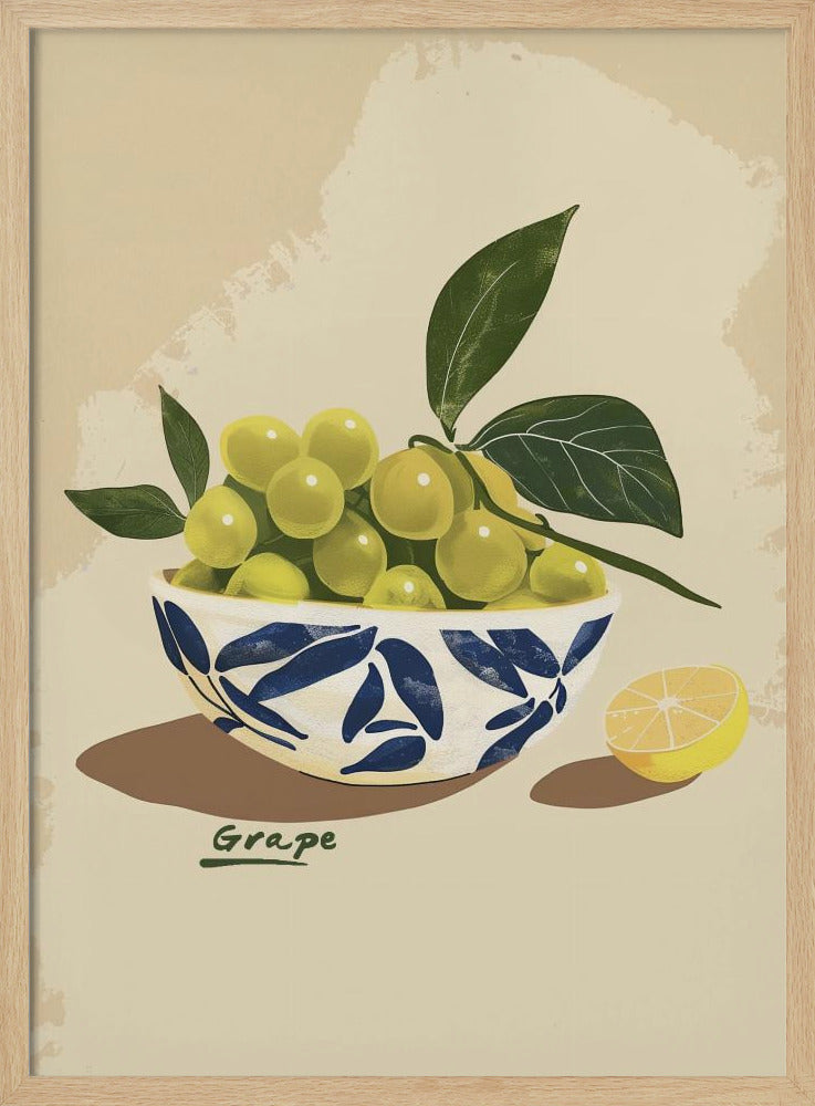 Bowl of Grapes | Poster