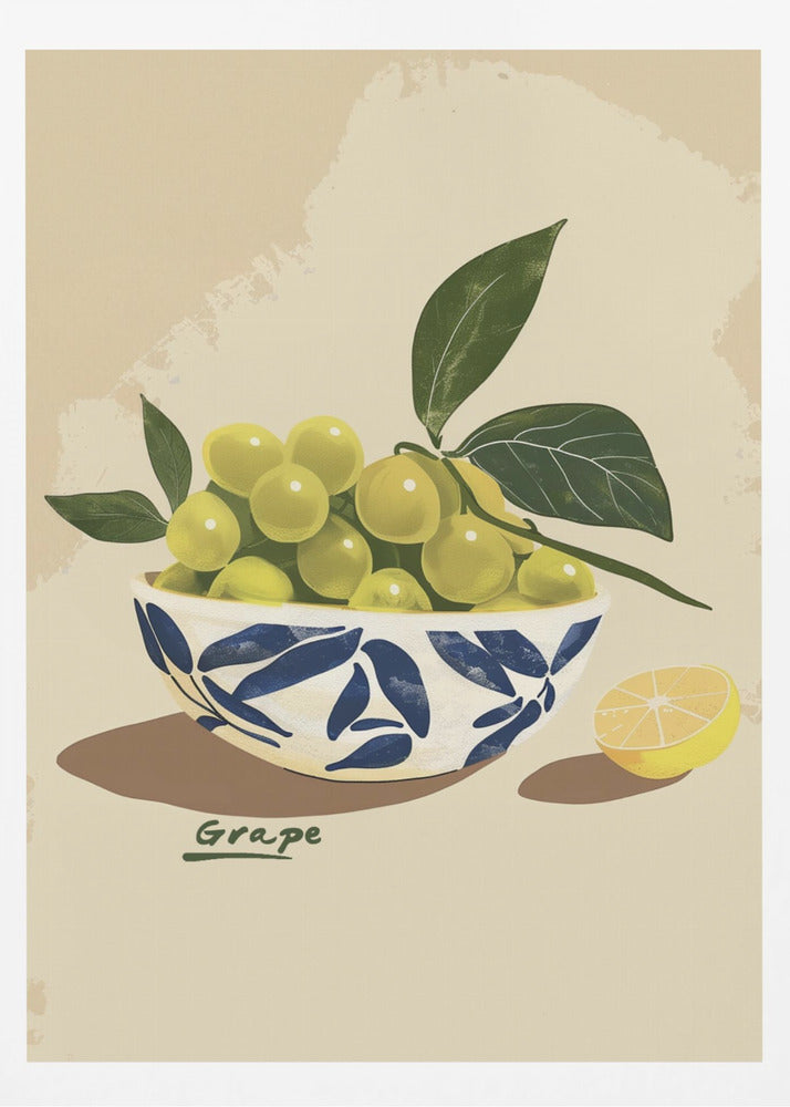 Bowl of Grapes | Poster