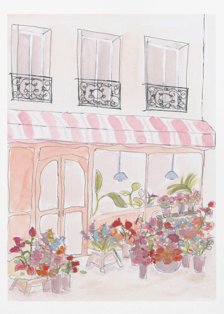 Pink Flower Shop | Poster