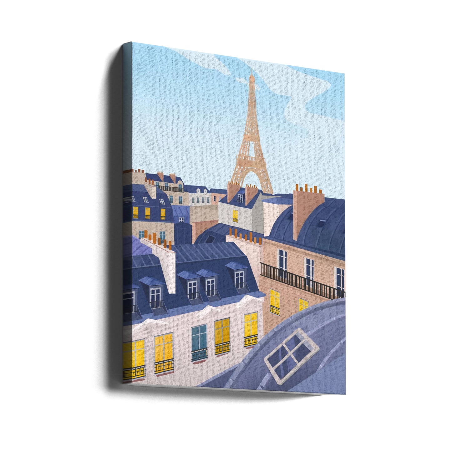 Paris takåsar | Canvas