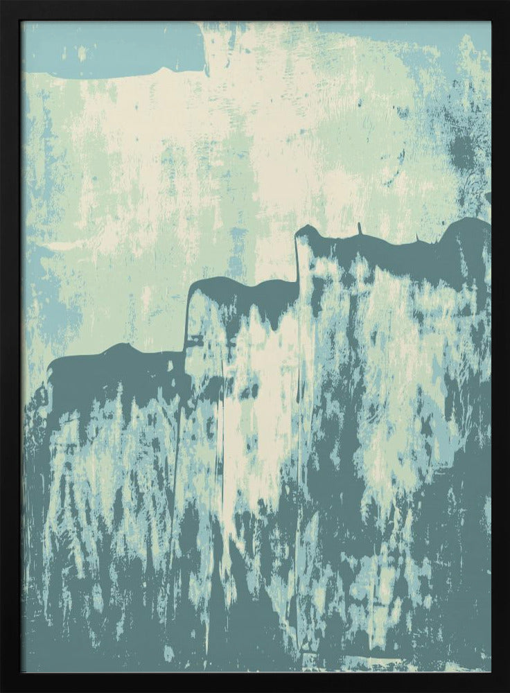 mellow anticipation abstact beach | Poster