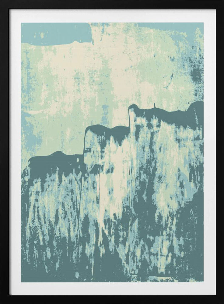 mellow anticipation abstact beach | Poster