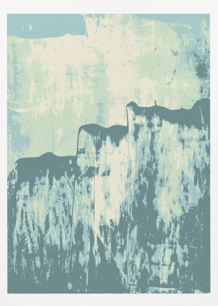 mellow anticipation abstact beach | Poster