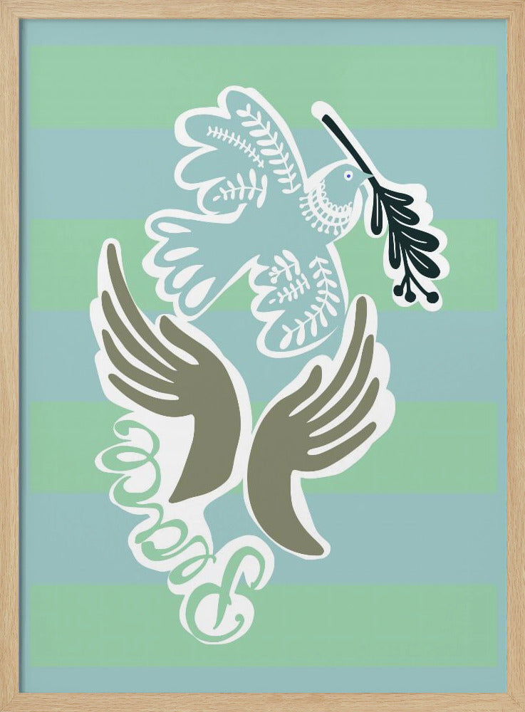 mellow anticipation Dove of peace | Poster