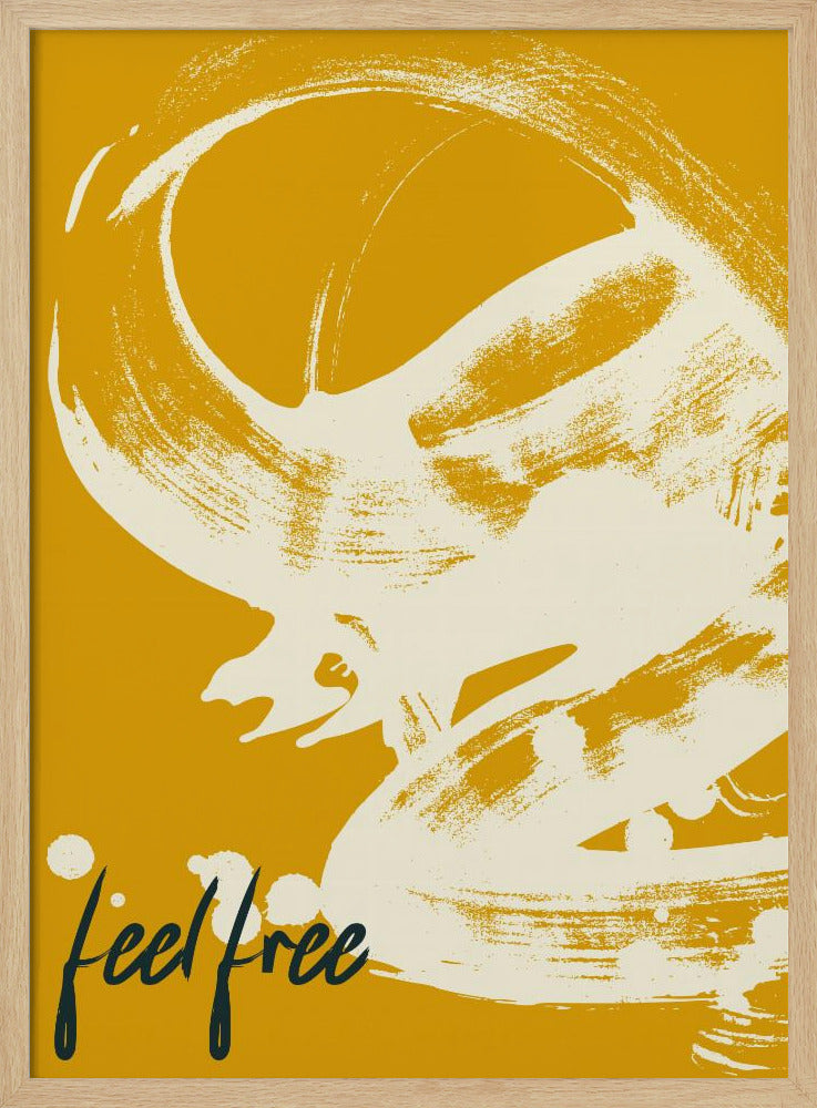 mellow anticipation feel free contemporary | Poster