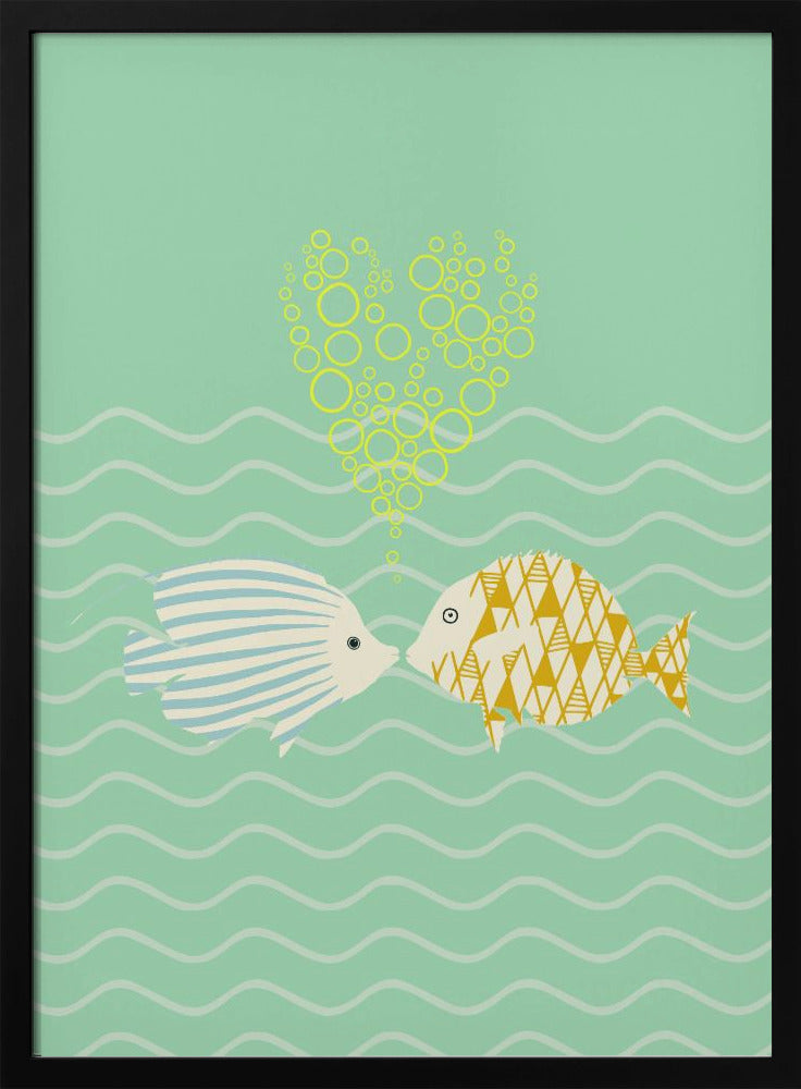 mellow anticipation sweet fish love | Poster