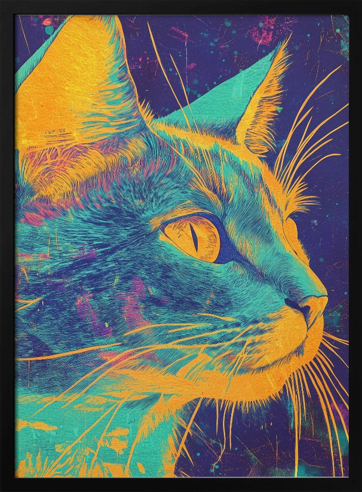 Blå katt | Poster