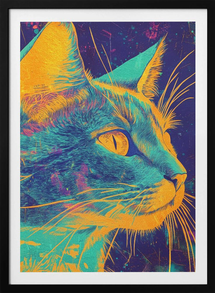 Blå katt | Poster