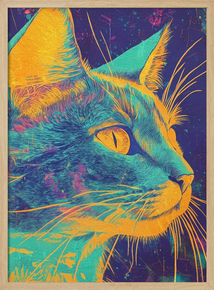 Blå katt | Poster