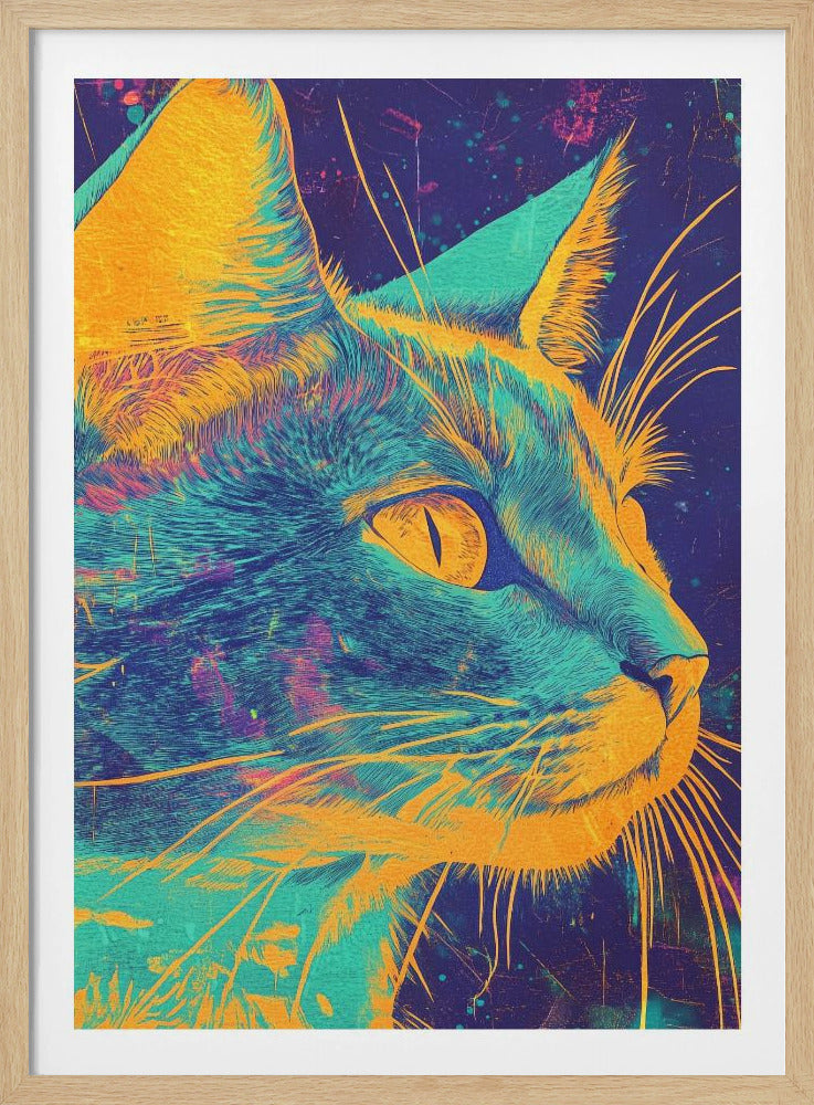 Blå katt | Poster