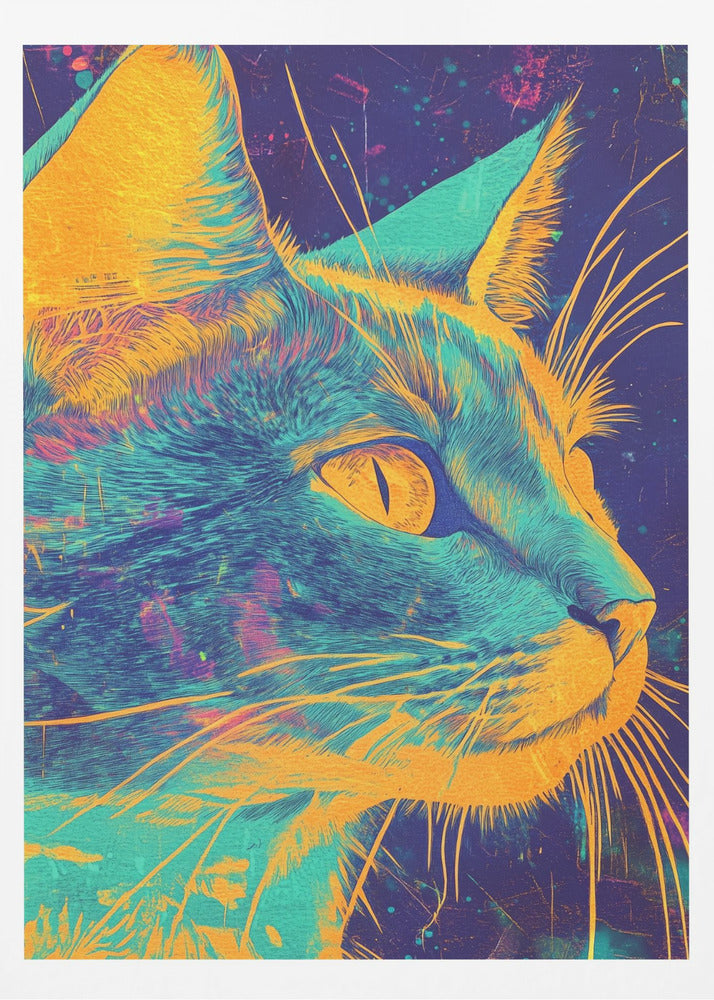Blå katt | Poster