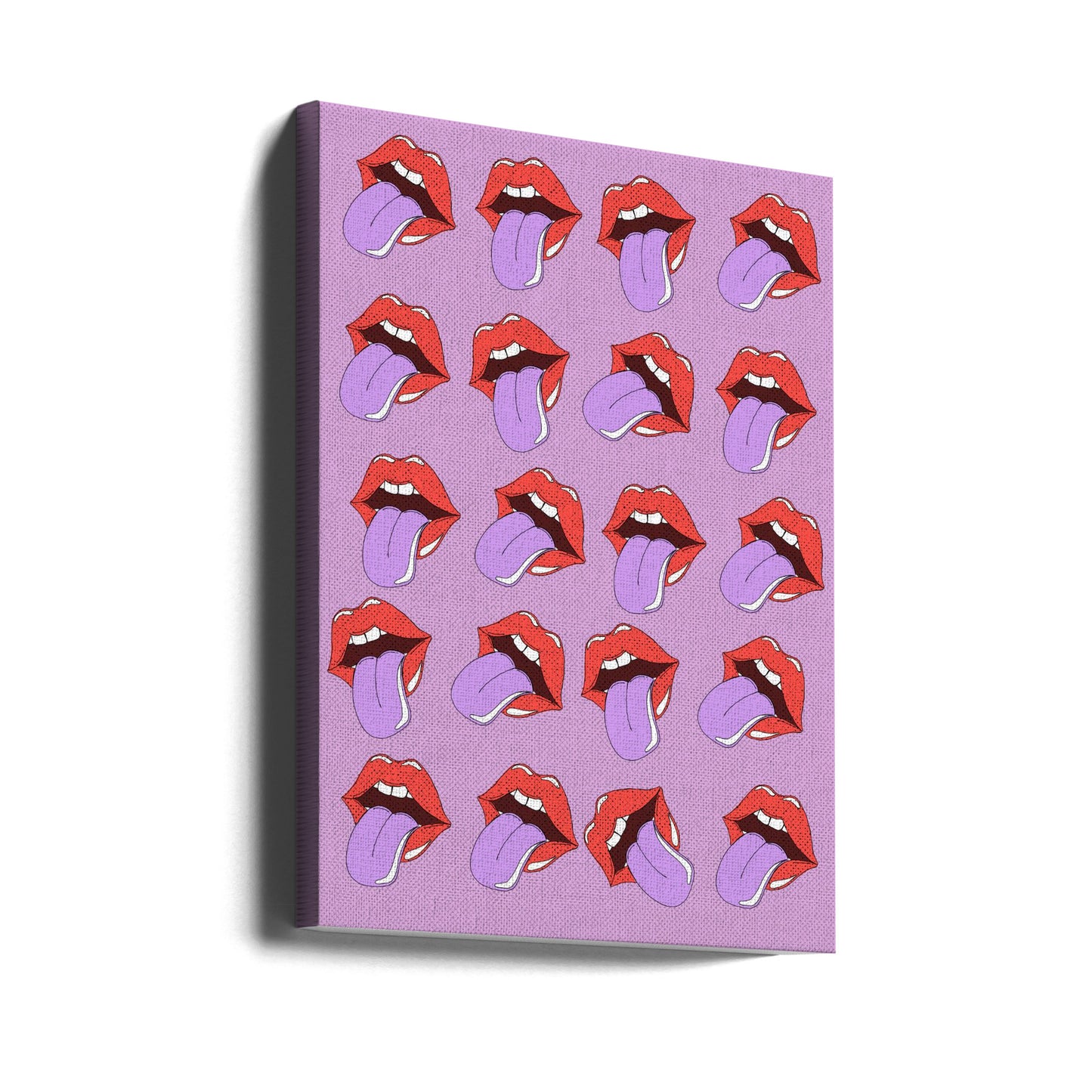 Lippenmuster | Leinwand