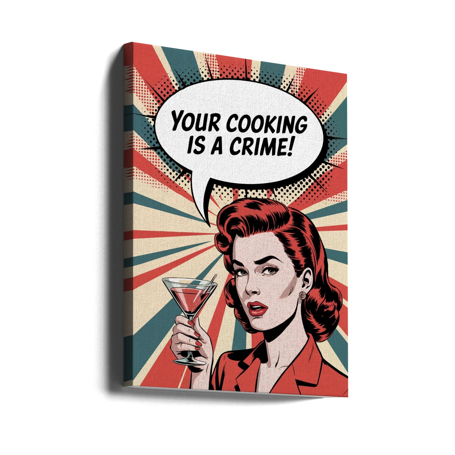 Retro Culinary Roast | Canvas