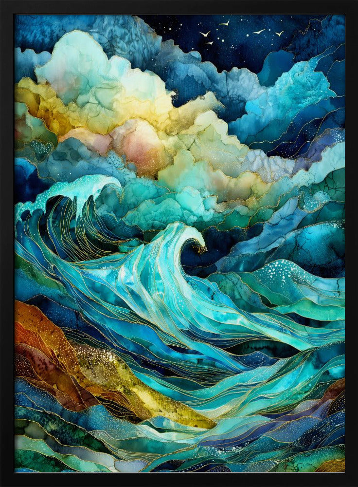 Nautica Sea Art Watercolor (24) | Poster