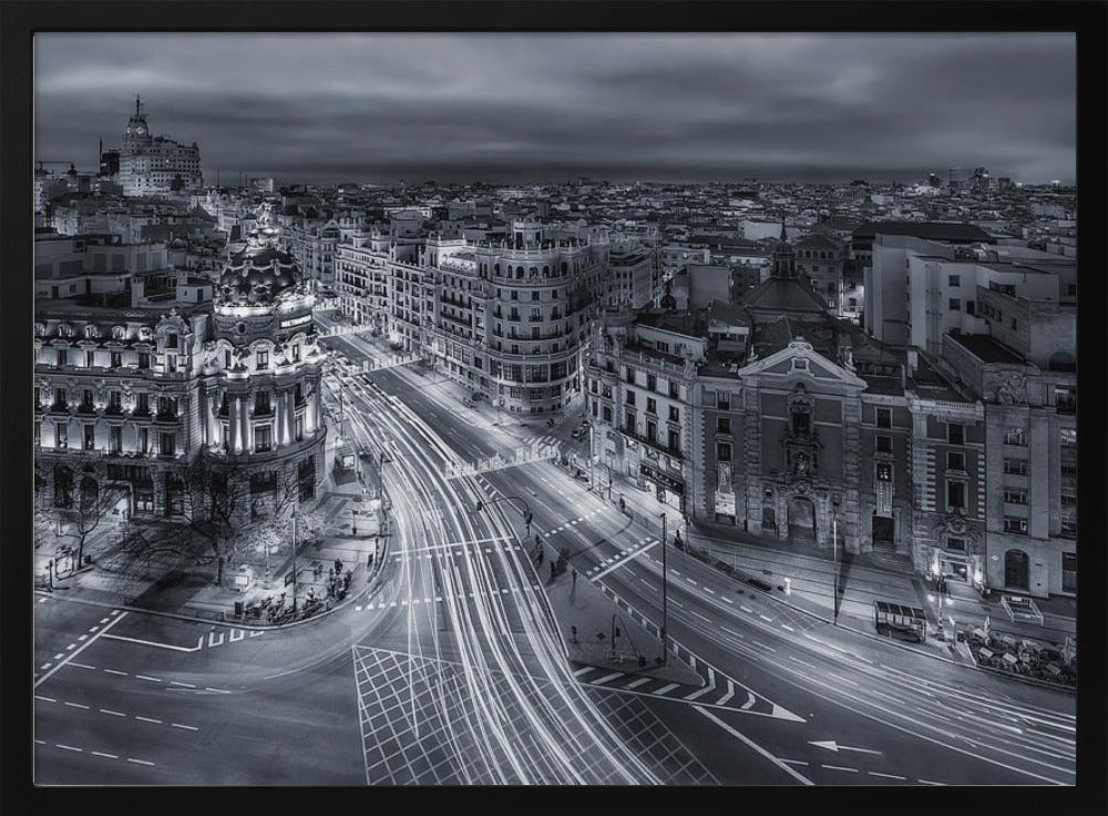 Madrids bylys | Plakater - Kunsttryk
