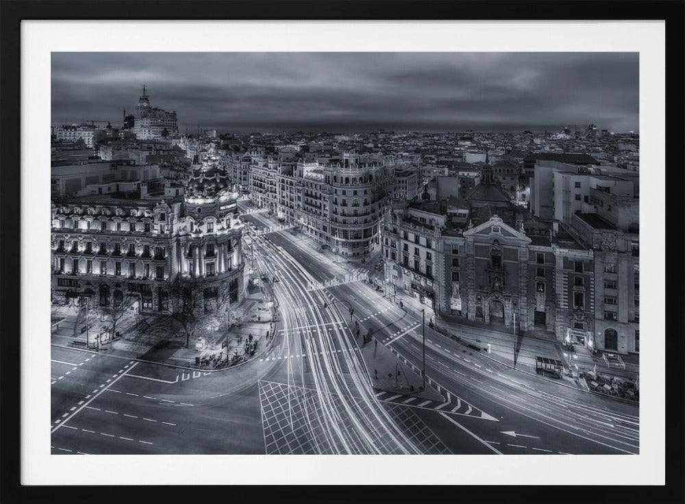 Madrids bylys | Plakater - Kunsttryk