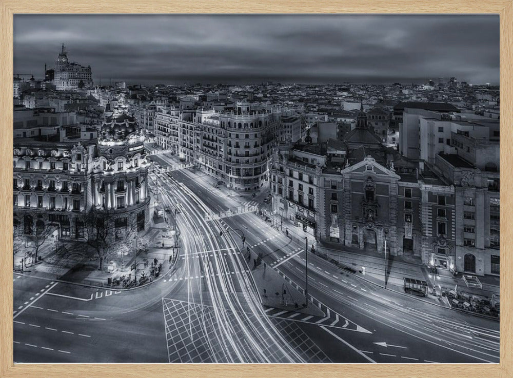 Madrids bylys | Plakater - Kunsttryk