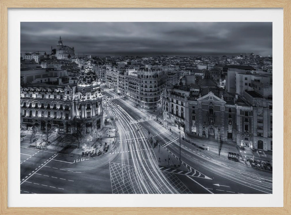 Madrids bylys | Plakater - Kunsttryk