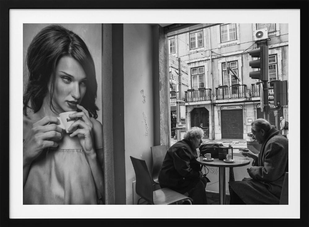Kaffeegespräche | Poster - Kunstdruck