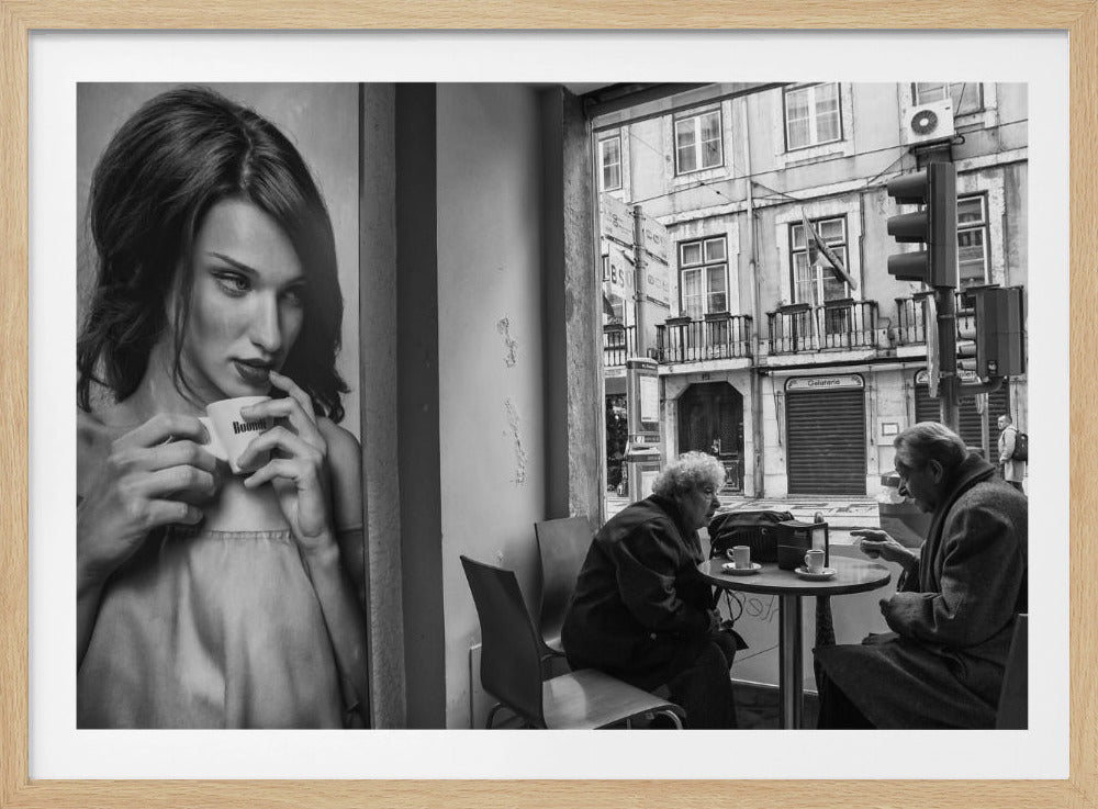 Kaffeegespräche | Poster - Kunstdruck