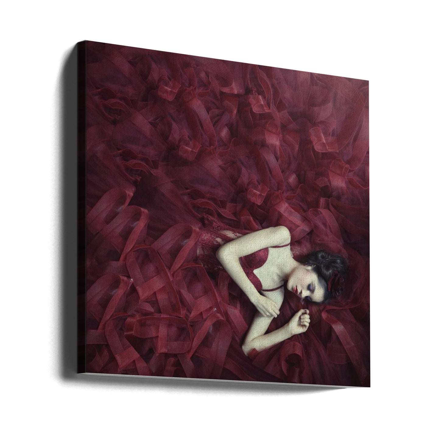 Rode bloesem | Canvasprints