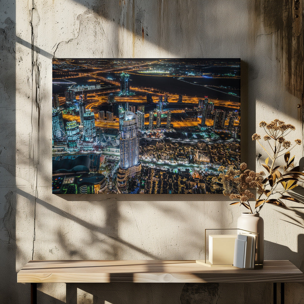 Dubai Night | Canvas