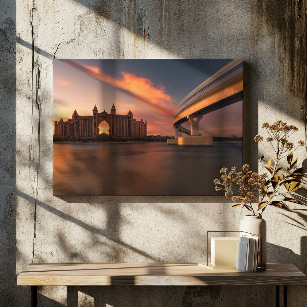 Atlantis Sonnenuntergang | Leinwand-Bilder