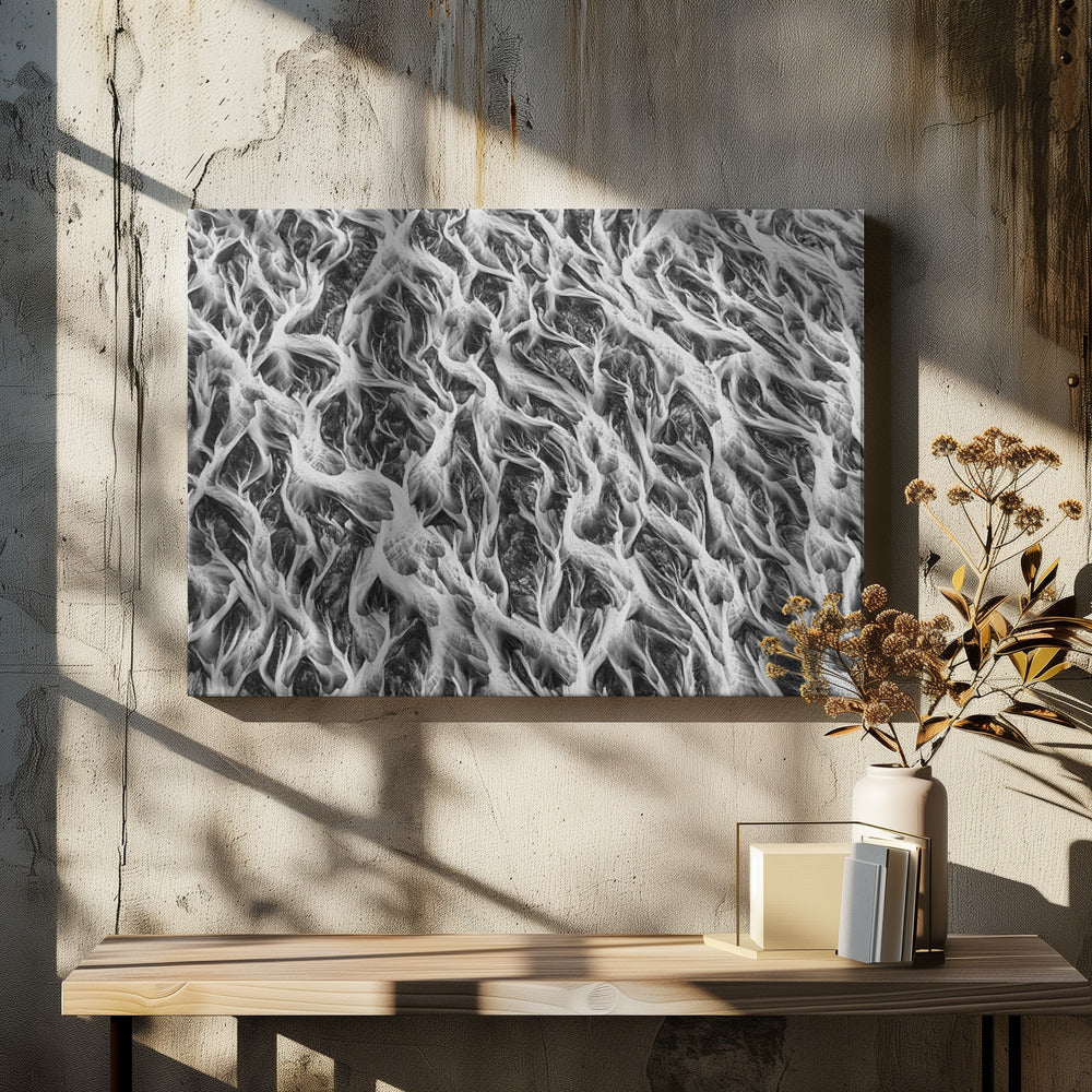 Wide river shapes | Canvas