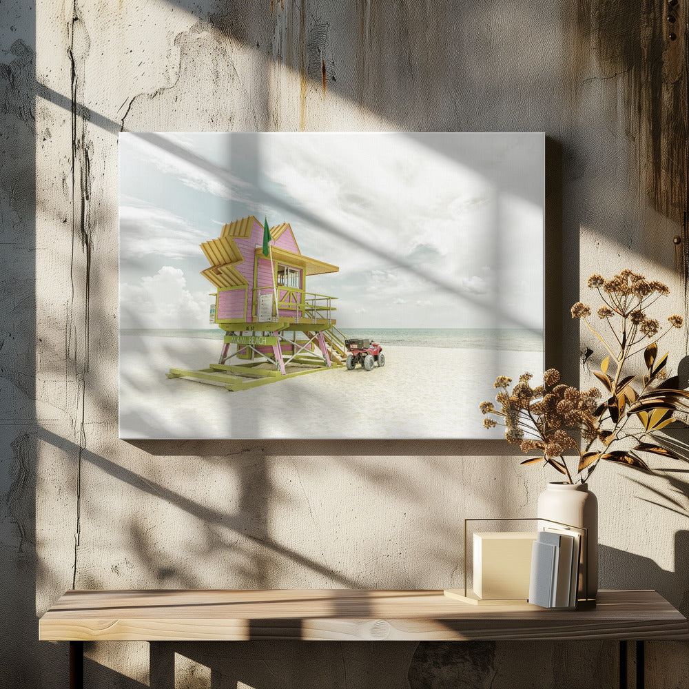 MIAMI BEACH Vintage-Florida-Flair | Leinwand-Bilder