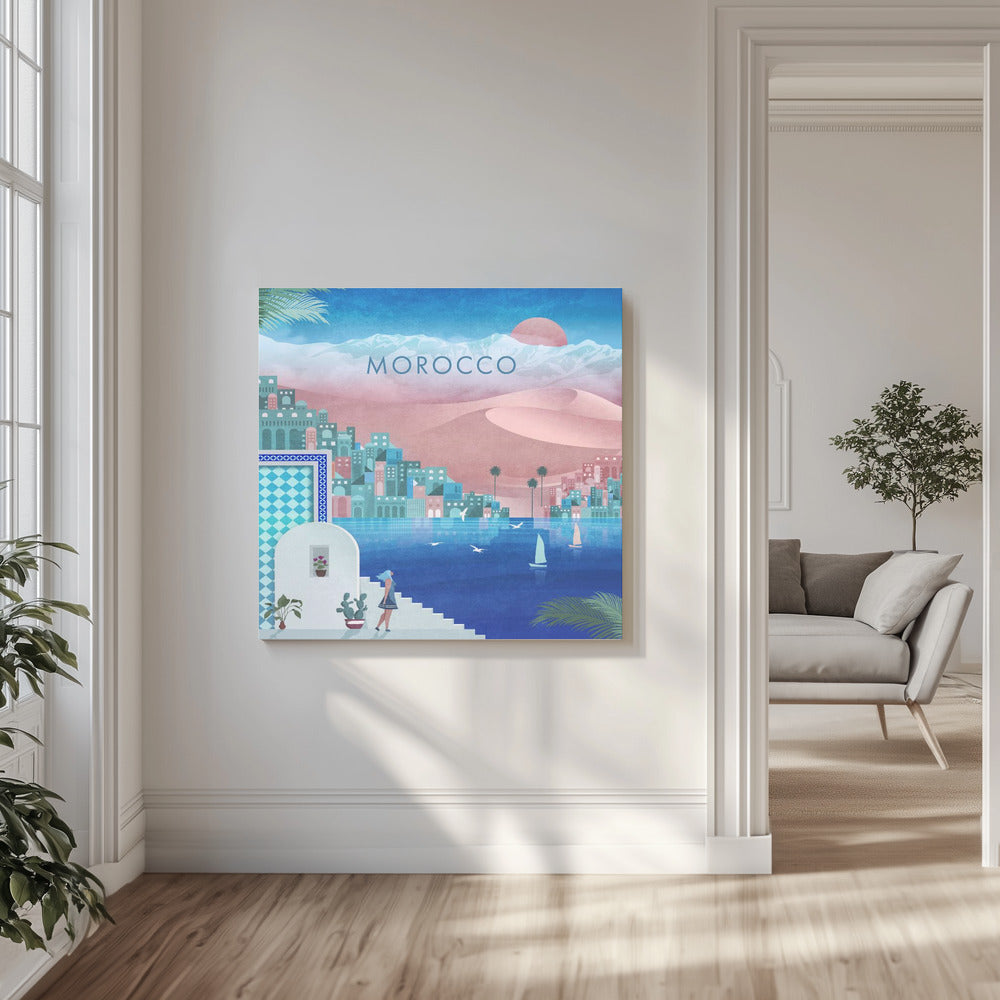 Marokko-Platz.png | Leinwand-Bilder