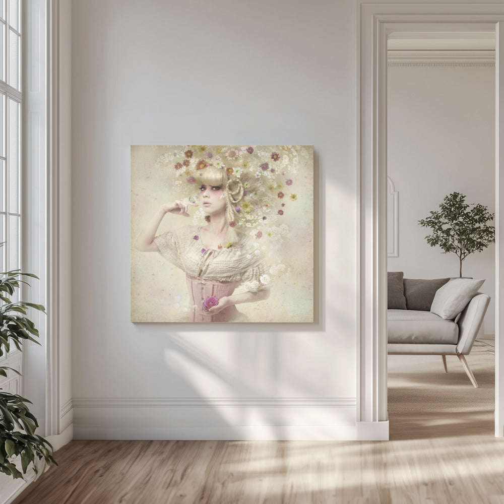 Girl of the flower garden | Canvas