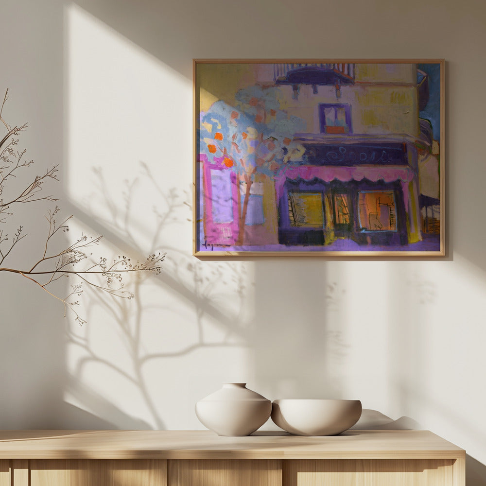 Vibrant Café Scene | Poster