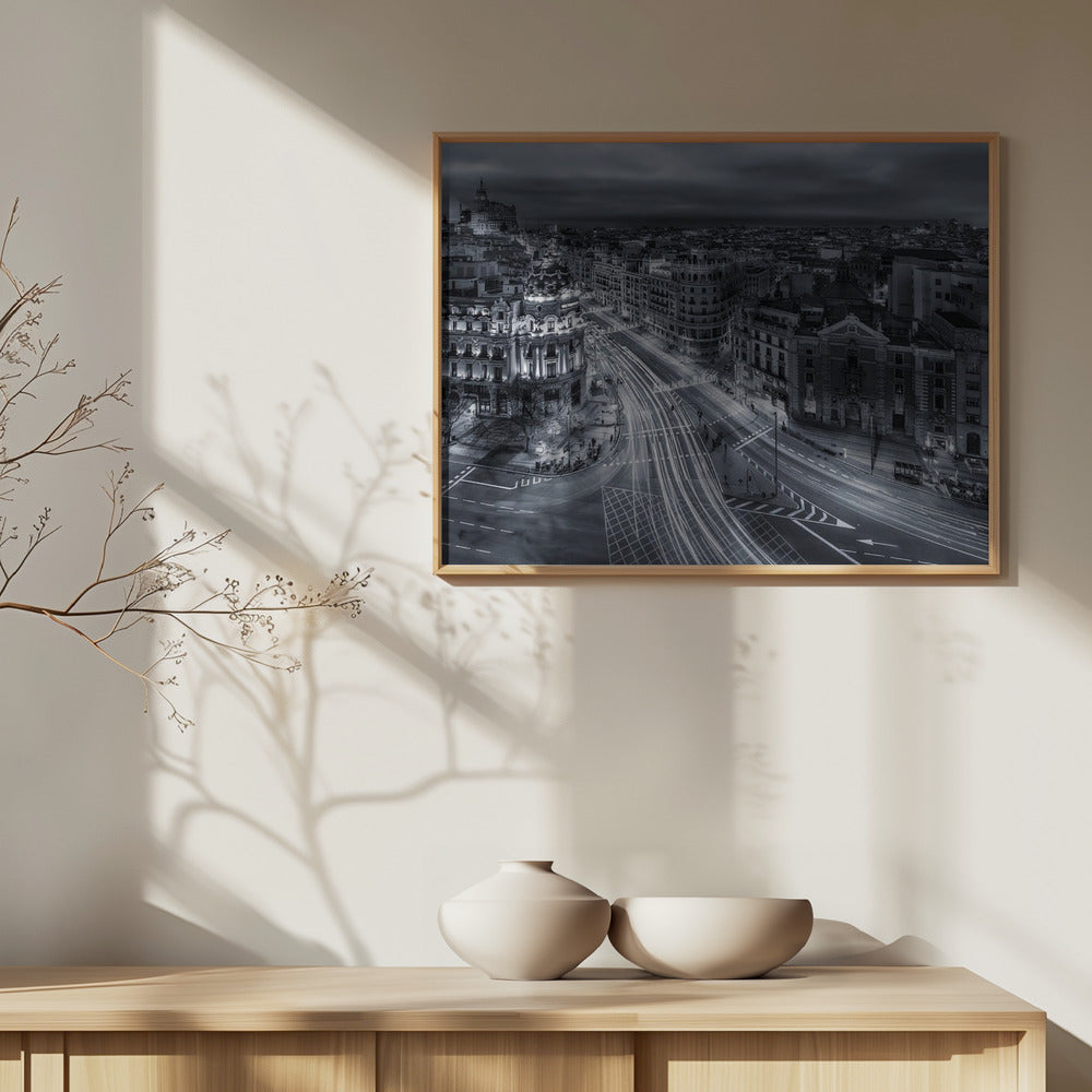 Madrids bylys | Plakater - Kunsttryk