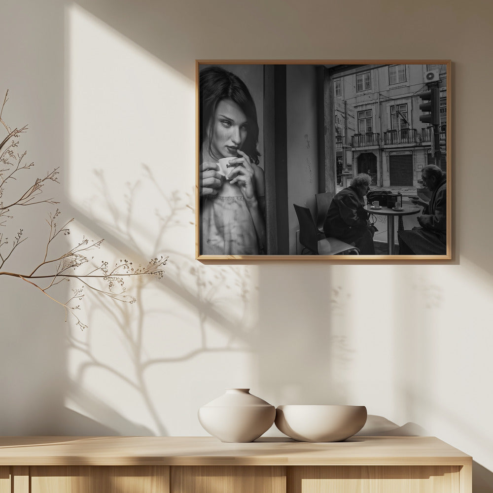 Kaffeegespräche | Poster - Kunstdruck