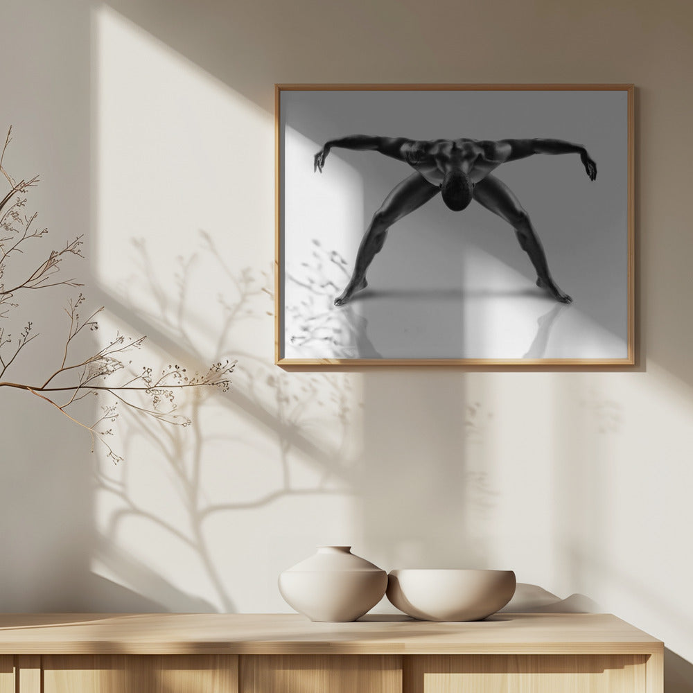 Metallisk Nude 3 | Poster